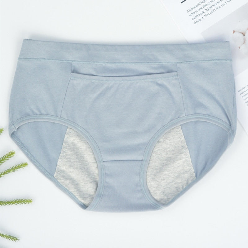 Women's underwear leakage-proof absorbent menstrual pants women's underwear set cotton briefs waist warm 2021 women's underwear