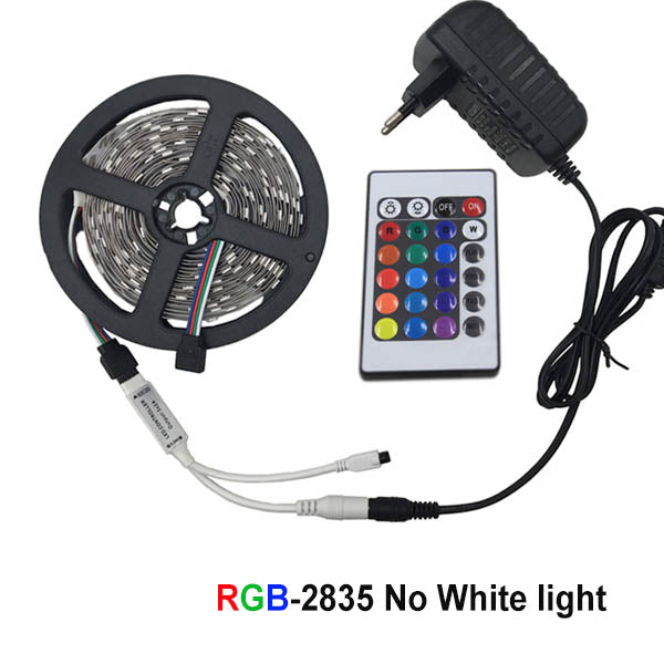 5m 10m 15m WiFi LED Strip Light RGB Waterproof SMD 5050 2835 DC12V rgb String Diode Flexible Ribbon WiFi Contoller+Adapter plug
