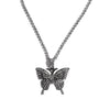 Load image into Gallery viewer, Statement Big Butterfly Pendant Necklace Rhinestone Chain for Women Bling Tennis Chain Crystal Choker Necklace Party Jewelry