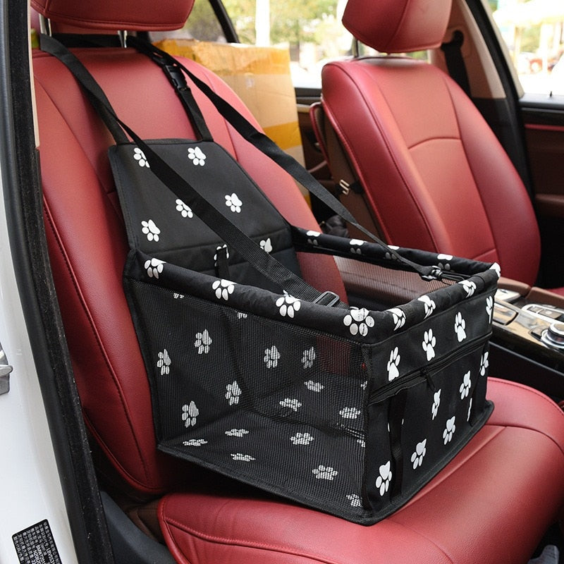 Pet Dog Car Carrier Seat Bag Waterproof Basket Folding Hammock Pet Carriers Bag For Small Cat Dogs Safety Travelling Mesh bag