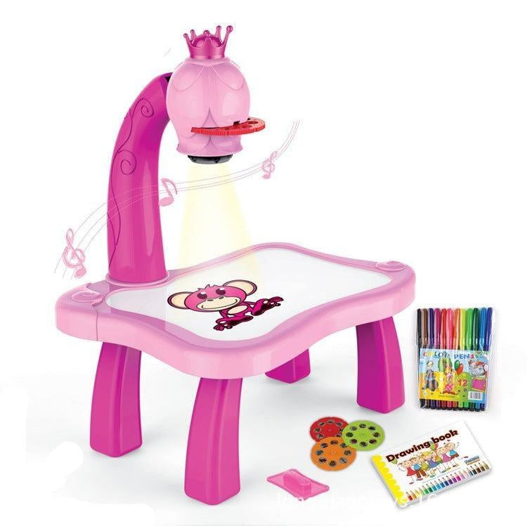 Children Smart Projector Painting Drawing Projector Table Desk Toy - CyberMarkt