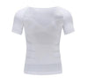 Male Chest Compression T Shirt Fitness Hero Belly Buster Slimming T Shirt - CyberMarkt