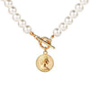 Pearl Coin Pendant Necklace