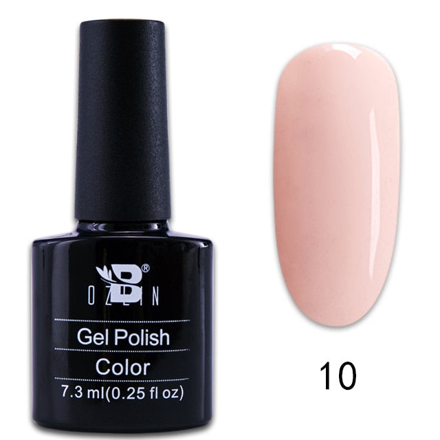 BOZLIN Spring Summer Color Gel Series Nail Polish Colors Soak Off LED/UV Gel Polish High Quality Gel Nails Art  Hybrid Lacquers