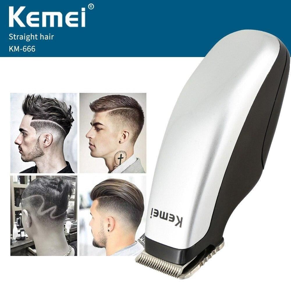 Kemei Newly Design Electric Hair Clipper Mini Hair Trimmer Cutting Machine Beard Barber Razor For Men Style Tools KM-666