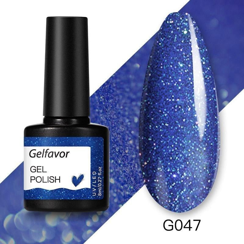 Gelfavor Gel varnishes Semi-permanent For Nails Stamping UV LED Lamp Manicure Set Nail Art Base and Top Coat for Gel Nail polish