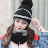 Load image into Gallery viewer, New Fashion Autumn Winter Women&#39;s Hat Caps Knitted Warm Scarf Windproof Multi Functional Hat Scarf Set clothing accessories suit - CyberMarkt