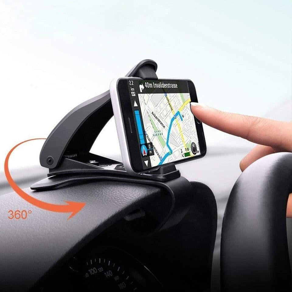 Car Phone Mobile Holder Dashboard Bracket for iPhone 11 Pro XR Huawei Universal 360 Mount Stand Holder for Cell Phone in Car GPS - CyberMarkt