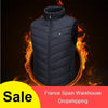 Heating Vest Washable Usb Charging Heating Warm Vest  Control Temperature Outdoor Camping Hiking Golf (without battery) - CyberMarkt