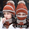Load image into Gallery viewer, New Fashion Autumn Winter Women&#39;s Hat Caps Knitted Warm Scarf Windproof Multi Functional Hat Scarf Set clothing accessories suit - CyberMarkt