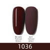Load image into Gallery viewer, HNUIX 7ml Top Coat UV Nail Polish Matte Coffee Brown Color Nail Polish Dissolvable Series Chocolate Nail Paint Manicure Gel