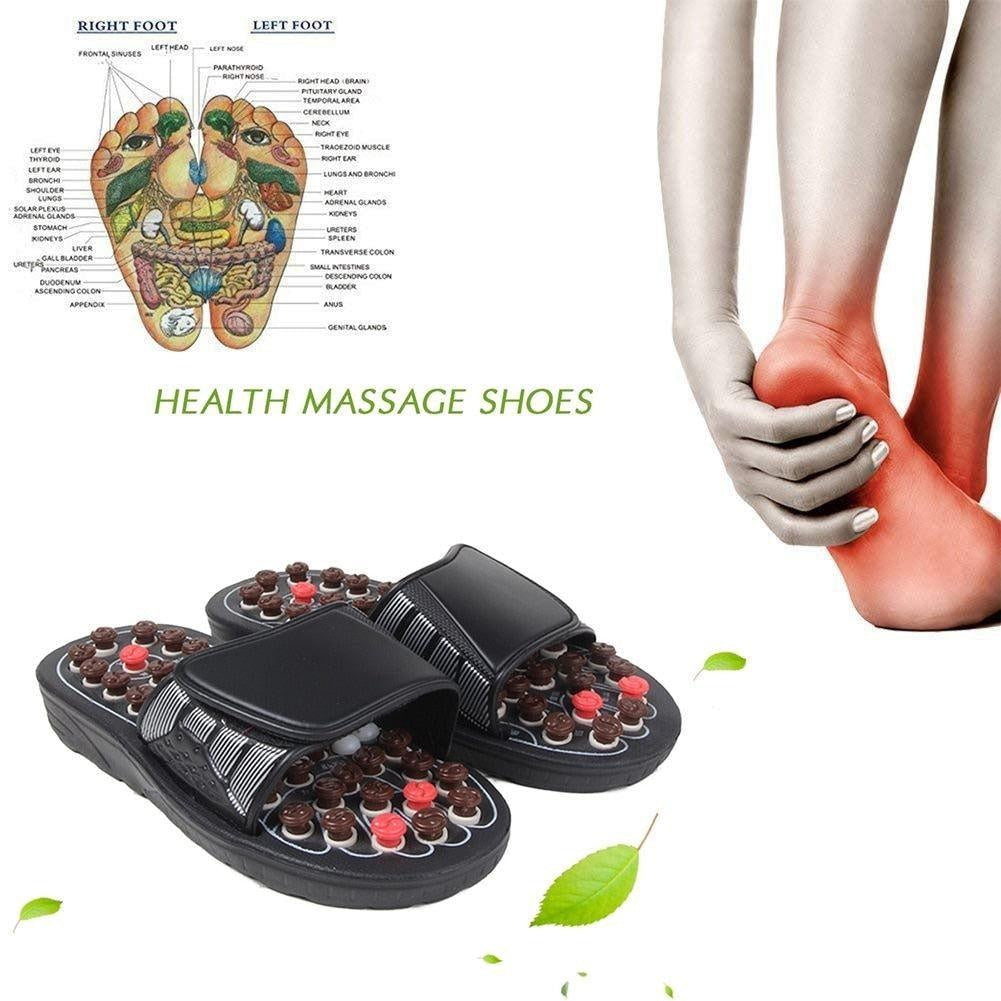 Women Slippers Foot Care Slimming Body Gel Sandal Therapy Acupressure Massaging Cushion Foot Massager Magnetic Shoes