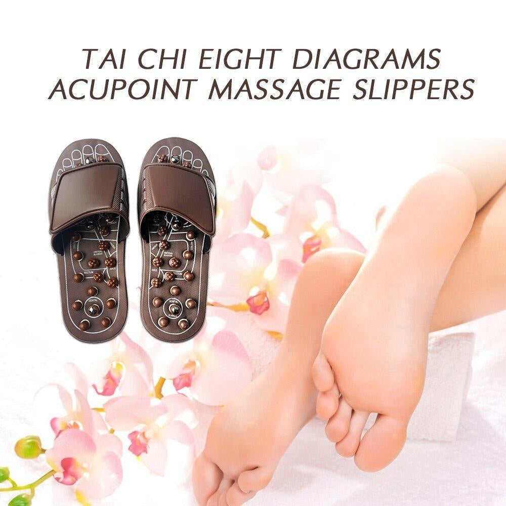 Women Slippers Foot Care Slimming Body Gel Sandal Therapy Acupressure Massaging Cushion Foot Massager Magnetic Shoes