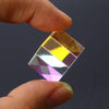 Cube Prism 18x18mm Defective Cross Dichroic Mirror Combiner Splitter Decor Transparent Module Optical Glass Class Toy - CyberMarkt