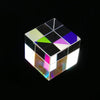 Six-Sided X-Cube Bright Light Cube Stained Glass Prism Beam Splitting Prism Optical Experiment Instrument Optical Lens - CyberMarkt