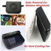 Solar Powered Auto Car Window Auto Air Vent Ventilation Fan Air Vent Radiator with Rubber Strip Ventilation System