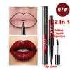 Load image into Gallery viewer, Lipstick Pearl Shining Double-end Lasting Lipliner Waterproof Lip Liner Stick Pencil 7 Colors Labiales Maquillaje Mujer