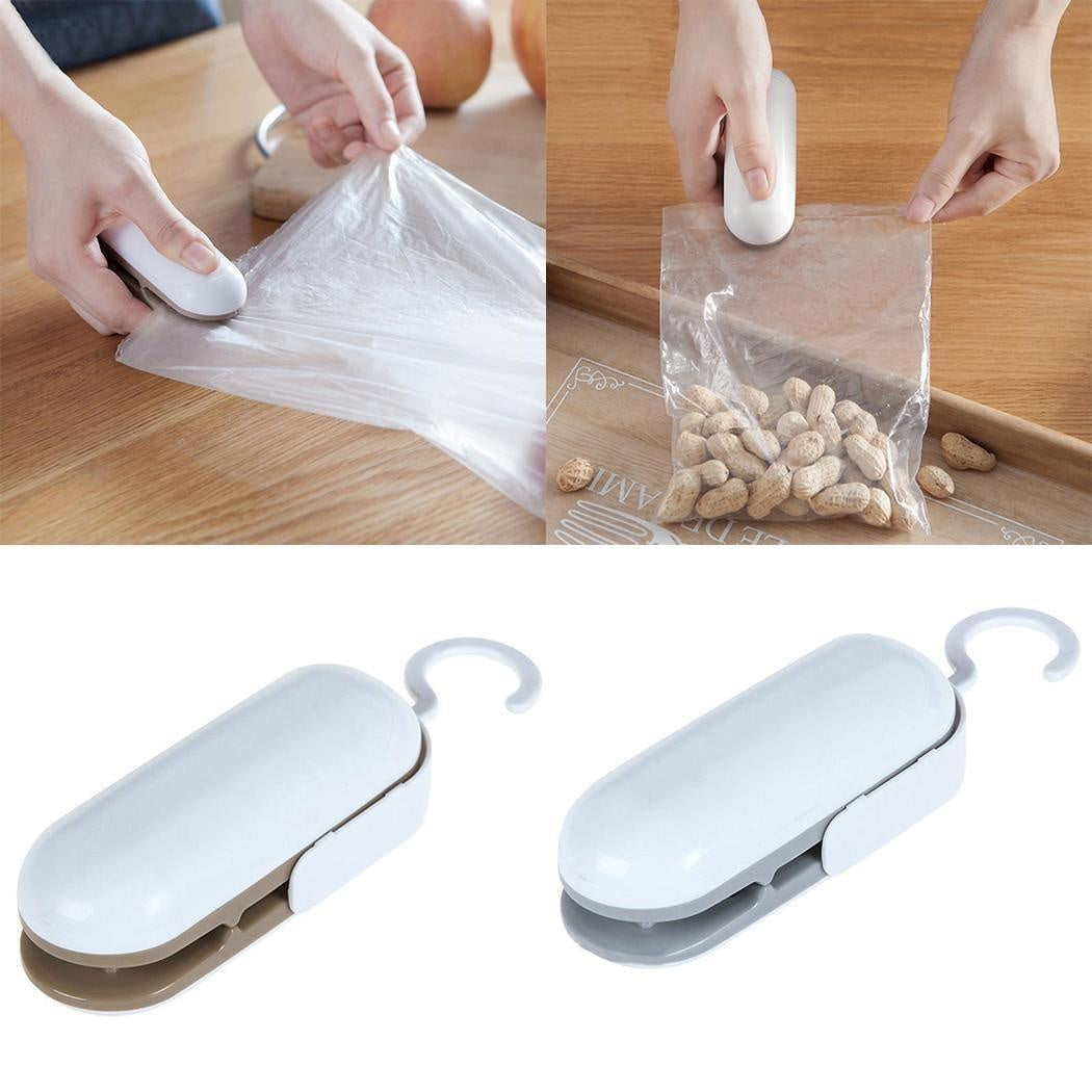 Mini Portable Handy Package Sealing Machines For Plastic Snacks Bags Heat Sealer Vacuum Resealer Kitchen Storage New Arrival