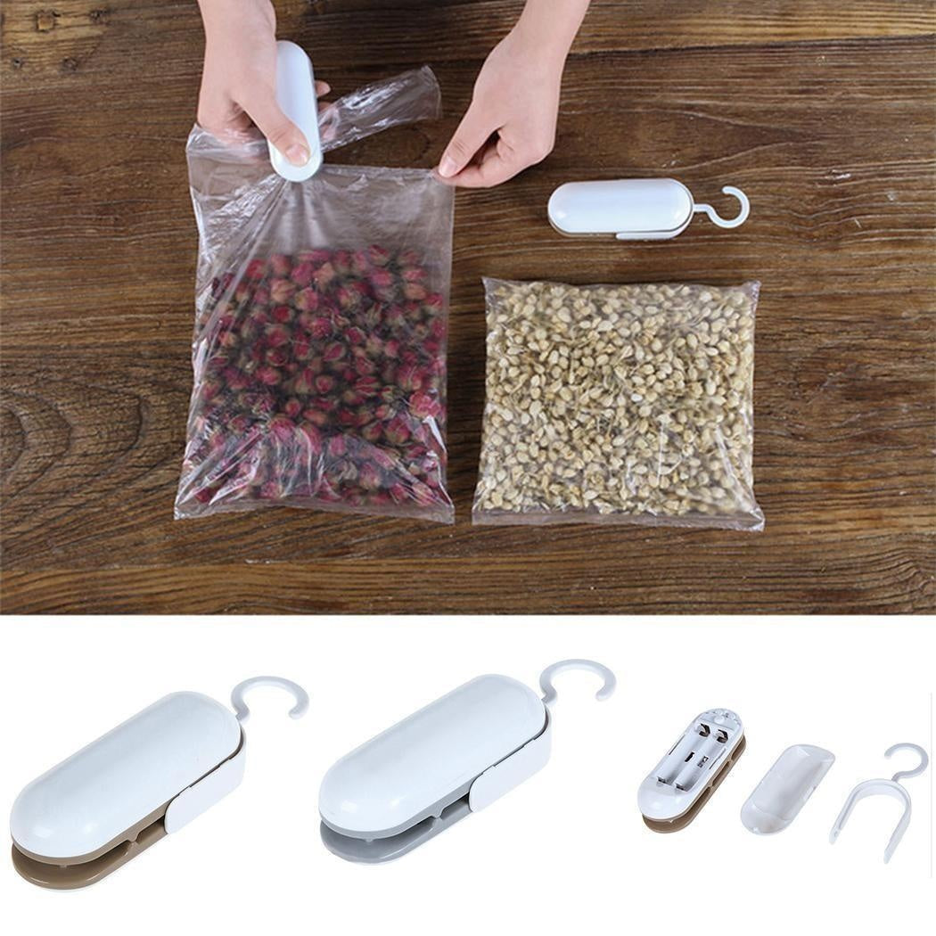 Mini Portable Handy Package Sealing Machines For Plastic Snacks Bags Heat Sealer Vacuum Resealer Kitchen Storage New Arrival