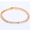 Load image into Gallery viewer, Luxury 4mm Cubic Zirconia Tennis Bracelets Iced Out Chain Crystal Wedding Bracelet For Women Men Gold Silver Color Bracelet