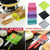 Load image into Gallery viewer, Kitchen Heat Resistant Silicone Spoon Rest Cooking Utensil Spatula Holder Pot Clips - CyberMarkt