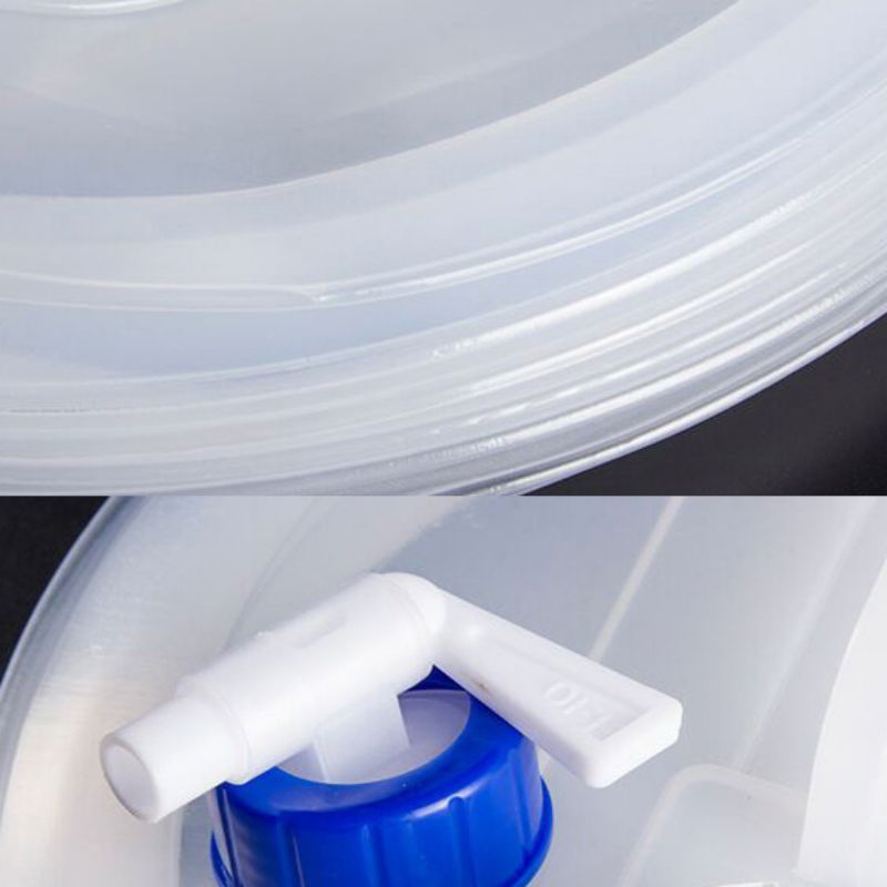 Water Bucket Transparent Retractable Folding Portable Organizer Storage Container Accessories For Outdoor Camping Driving