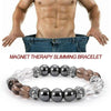 Unisex Magnetic Therapy Slimming Bracelet Black Round Stone Weight Loss Bracelet Fat Burner Anti Cellulite Slimming Products
