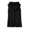 Load image into Gallery viewer, Women Sleeveless Vest Hooded Coat Autumn Winter Solid Warm Long Wool Coat Women Outwear chalecos Vests Coat para mujer Plus Size