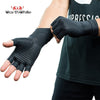 WorthWhile 1 Pair Arthritis Compression Gloves for Women Men Joint Pain Relief Half Finger Brace Therapy Wrist Support Anti-slip - CyberMarkt