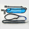 Hands-Free Dog Running Leash with Waist Pocket Adjustable Belt Shock Absorbing Bungee - CyberMarkt