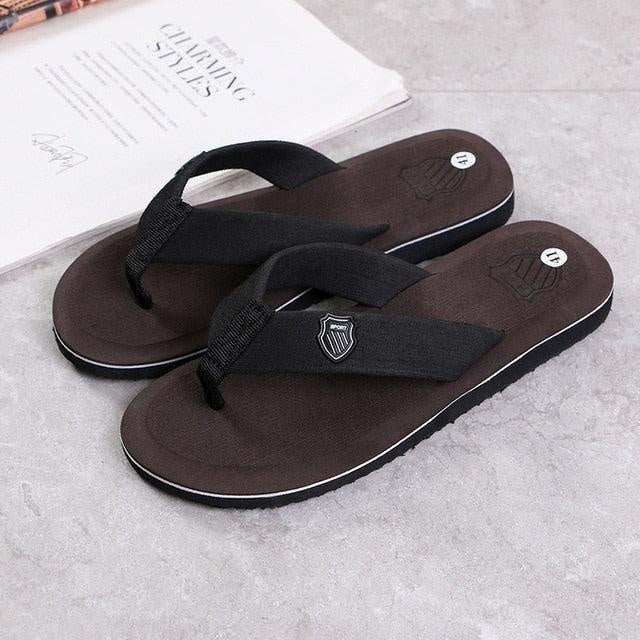 New Arrival Summer Men Flip Flops High Quality Beach Sandals Indoor Or Outdoor Anti-slip Zapatos Hombre Casual Shoes