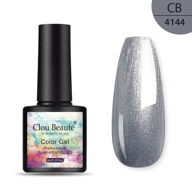 Clou Beaute  NEW 8ML 81 Colors Gel Nail Polish LED Soak Off UV Gel Varnish Lakiery Hybrydowe Gel Polish DIY Nail Art Lacquer
