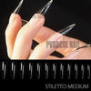 Load image into Gallery viewer, Gel X Nails Extension System Full Cover Sculpted Clear Stiletto Coffin False Nail Tips 240pcs/bag