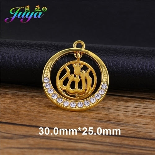 6 Style Religious Vintage Muslim Islam Allah Pendant Necklaces Link Chain Long Choker Jewelry For Unisex 2021 New