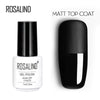 Load image into Gallery viewer, ROSALIND 7ml Matt Top Coat gel Lacquer Long-lasting Soak-off LED UV Gel color Manicure polish for Nail Art gel varnish