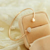 Women Silver Color Rose Gold Bracelet for Female Crystal Heart Charm Bracelet Women Bridal Wedding Fine Jewelry Gift