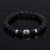 Tiger Eye Lava Stone Bead Buddha Bracelet Jewelry Yoga Prayer Bracelets Men Women Mujer Pulseras Fashion Jewelry