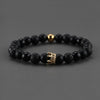 Load image into Gallery viewer, 2pcs Charm paired Bracelet for Men gold Crown Women&#39;s Bracelets Natural Stone Beads Wristband Boho Couple Bracelet Gifts Friends
