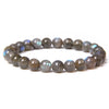 Men Bracelets Natural Healing Energy Tiger Eye Bracelet Polished 8 mm Lapis lazuli Beads Bangle Elastic Pulsera Women Jewelry