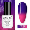 ROSALIND Nail Polish Ice purple Serise Nail Art All for Manicure Need UV LED Base Top coat Primer Gel Varnish hybrid Gel polish - CyberMarkt