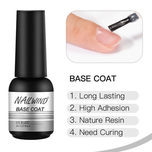 Nailwind Gel Nail Polish Varnishes Pure Color Semi Permanent Base top Need UV LED lamp Manicure Paint Hybrid  nails gel polish