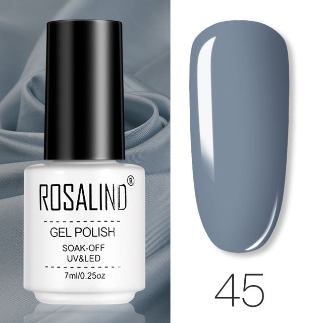 ROSALIND Gel Polish Set Manicure for Nails Semi Permanent Vernis top coat UV LED Gel Varnish Soak Off Nail Art Gel Nail Polish - CyberMarkt