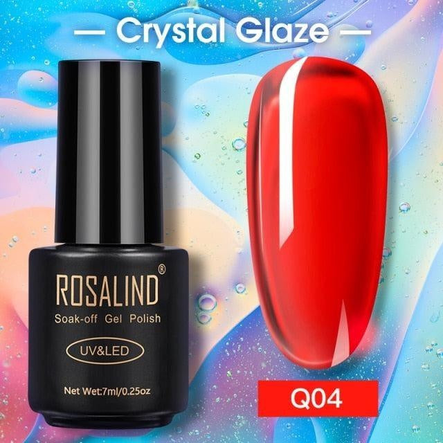 ROSALIND Nail Polish Vernis Hybrid Varnishes Nails Art All For Manicure Semi Permanent Polish UV LED Soff Off Nail Gel Polish