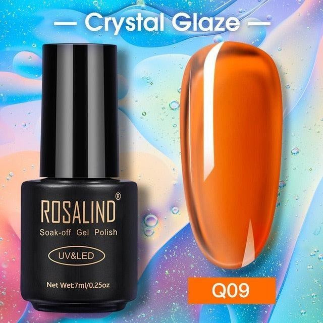 ROSALIND Nail Polish Vernis Hybrid Varnishes Nails Art All For Manicure Semi Permanent Polish UV LED Soff Off Nail Gel Polish