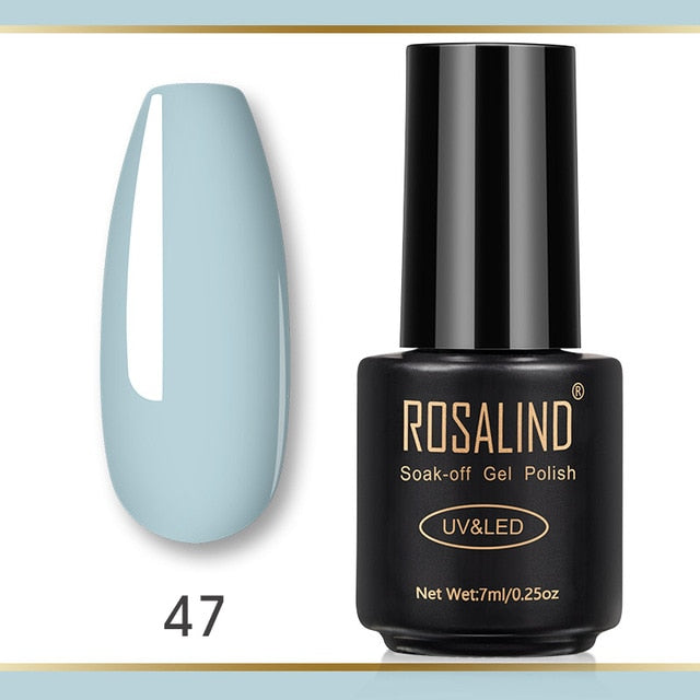 ROSALIND Gel polish For Nails Manicure Winter Colors vernis semi permanent primer Nail art Hybrid Gel Varnishes nail polish
