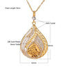 Load image into Gallery viewer, Crystal Muslim Islam Coin Necklace Women/Men Gold Color Turkey Wedding Jewelry Turkish Coin Lucky Allah Pendant Never Faded