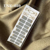 Recuerdame 22tips Nail Art Adhesive Sticker DIY Manicure Snowflake Shiny Sequins Nail Polish Strips Wraps Accessories Wholesale