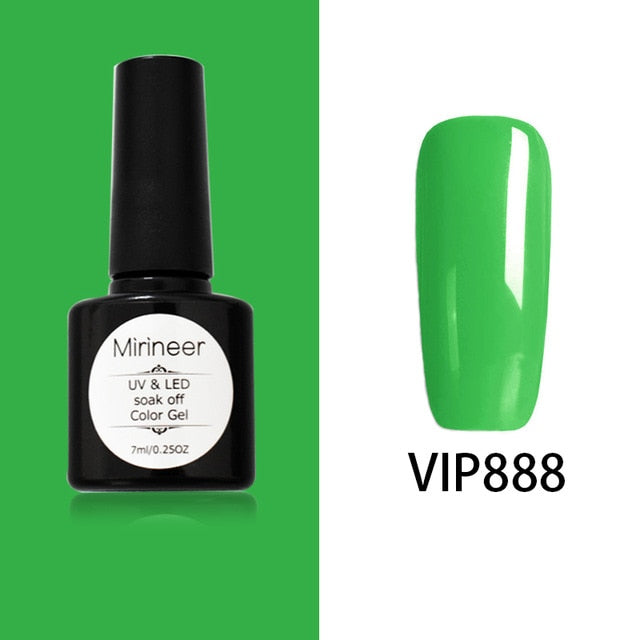 Gel Nail Polish Varnish Hybrid Semi-Permanent UV LED Soak Off Top Coat Lacquer All For Manicure Base Matte Mirineer - CyberMarkt