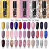 Load image into Gallery viewer, LILYCUTE 5ml Glitter Color Gel Nail Polish Glitter Sequin Varnish Semi Permanent Base Top Coat Soak Off UV Led Gel For Nail Art