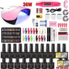 Load image into Gallery viewer, Nail Set 120W UV LED Lamp Dryer With 18/12 PCS Nail Gel Polish Kit Soak Off Manicure Set electric Nail drill For Nail Tools Set
